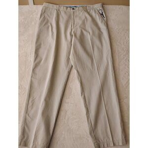 Vintage True Flies Mens Fishing Embroidered Chino Khaki Pants 40X32 Tan Pockets